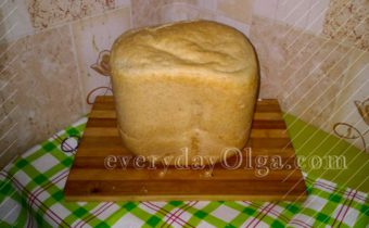 белый хлеб в хлебопечке